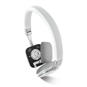 Soho-A - White - Premium, on-ear mini headphones with Universal 1 button remote - Detailshot 1