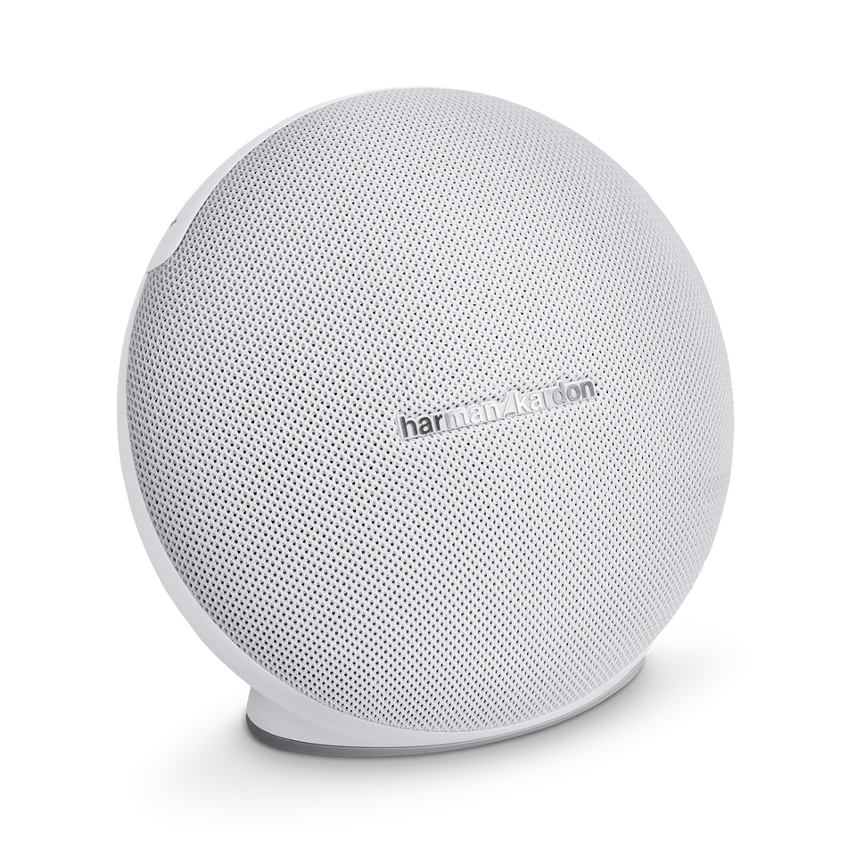 Onyx Mini - White - Portable Bluetooth Speaker - Hero
