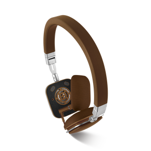 Soho-I - Brown - Premium, on-ear mini headphones with iOS device compatible remote - Detailshot 2