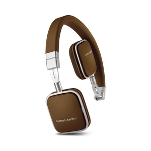 Soho-I - Brown - Premium, on-ear mini headphones with iOS device compatible remote - Detailshot 1