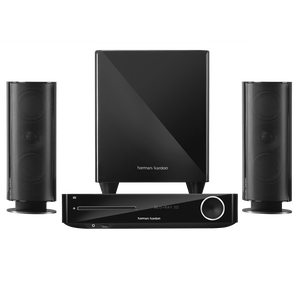 BDS 477 - Black - 2 x 65W 2.1-ch 3-D integrated home theater system with Bluetooth and AirPlay, HKTS 200 - Hero