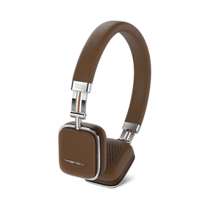 Soho Wireless - Brown - Premium, on-ear headset with simplified Bluetooth® connectivity. - Front