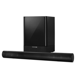 SB 16 - Black - Powerful Soundbar with Powered Wireless Subwoofer - Hero