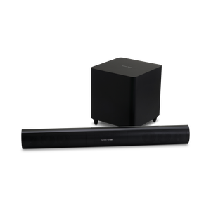 SB 26 - Black - Advanced Soundbar with Bluetooth® and powered wireless subwoofer - Left