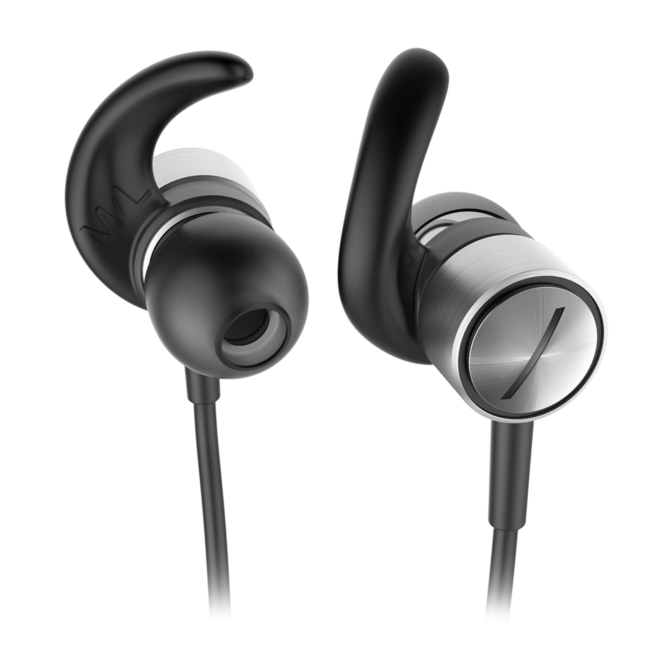 Soho II NC - Black - Active, noise-cancelling, in-ear headphones with microphone - Hero