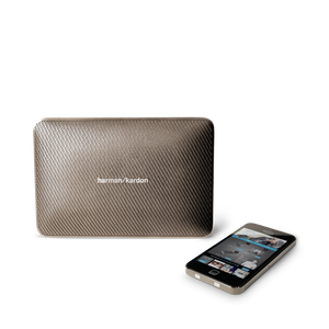 Esquire 2 - Gold - Premium portable Bluetooth speaker with quad microphone conferencing system - Detailshot 5