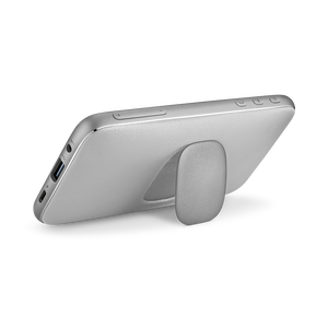 Harman Kardon Esquire Mini 2 - Silver - Ultra-slim and portable premium Bluetooth Speaker - Back