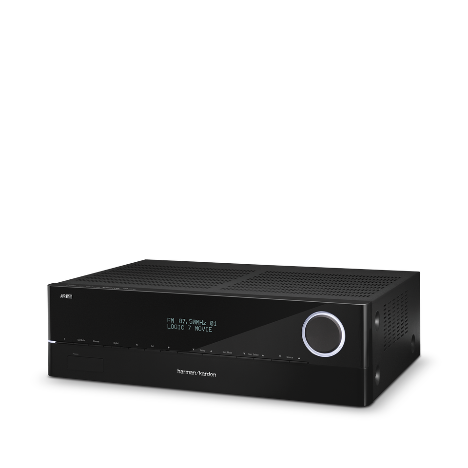 AVR 1510 - Black - Compact 5.1-channel AV Receiver with 3D HDMI Inputs - Hero