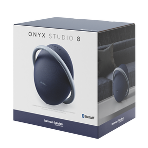 Harman Kardon Onyx Studio 8 - Blue - Portable stereo Bluetooth speaker - Detailshot 2