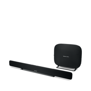 Omni Bar Plus - Black - Wireless HD Soundbar - Left