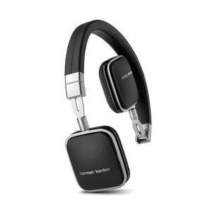 Soho-I - Black - Premium, on-ear mini headphones with iOS device compatible remote - Detailshot 1