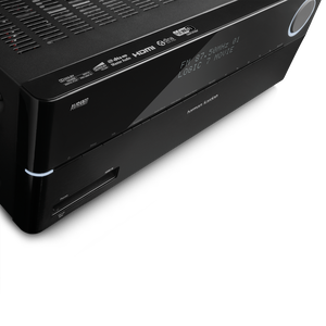 AVR 370 - Black - 7.2-ch, 125-watt AV receiver with HDMI, AirPlay, iOS Direct, Internet radio, USB, 2x HDMI out - Detailshot 1