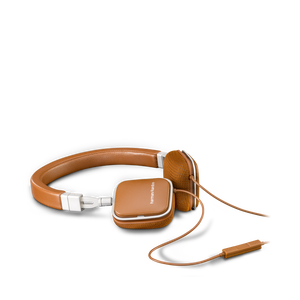 Soho-I - Brown - Premium, on-ear mini headphones with iOS device compatible remote - Detailshot 3