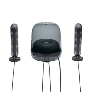 Harman Kardon SoundSticks 4 - Black - Bluetooth Speaker System - Back