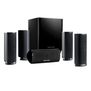 HKTS 16 - Black Lacquer - 5.1-channel, 120 watt surround-sound system - Hero