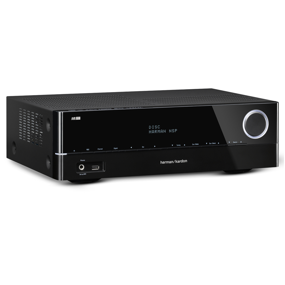 AVR 161 - Black - 425-watt, 5.1-channel, networked AVR with Bluetooth connectivity - Hero